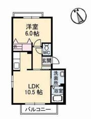 シャーメゾン大供の間取り画像