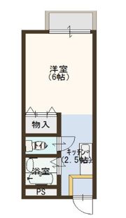 ヴィラプリムローズの間取り画像