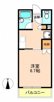 ルーベ祇園の間取り画像