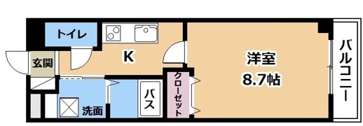 DENSHII平井の間取り画像