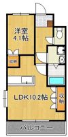 メイプル館の間取り画像
