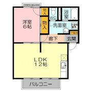 ハイツソアニエの間取り画像