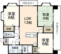 メゾンドベールの間取り画像