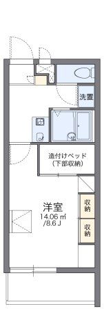 レオパレスFriendsⅡの間取り画像