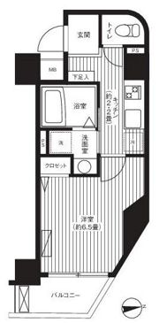 ハラスパジオ下北沢の間取り画像