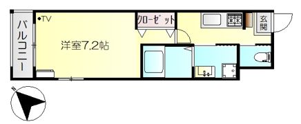 mille ans呉海岸の間取り画像