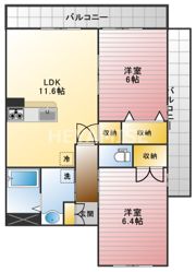 フォルトゥーナ美坂の間取り画像