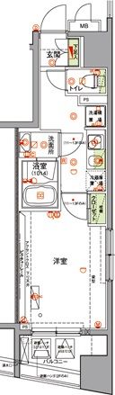 ハーモニーレジデンス両国テラスの間取り画像