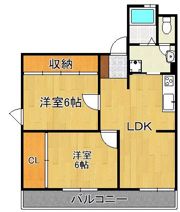 ロジエ城野の間取り画像