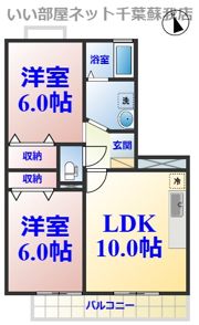 クレアールAの間取り画像