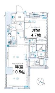 スパシエルクス横浜の間取り画像