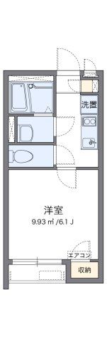 クレイノPOP花田の間取り画像