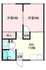 ベルゾーネ高部の間取り画像