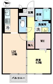 レセンテ住吉の間取り画像