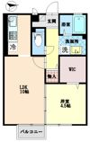 レセンテ住吉の間取り画像