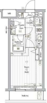 THE PREMIUM CUBE G 大崎の間取り画像