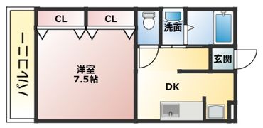ブールヴァールAの間取り画像
