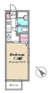サンライン・ダイキュウ B棟の間取り画像