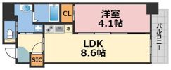 アドバンス上町台シュタットの間取り画像