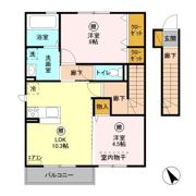 アンテ クラージュの間取り画像
