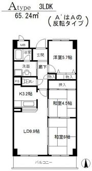 サニーサイド曽根の間取り画像