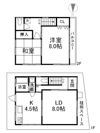 大石北町貸家（ハウスプロメイン）の間取り画像