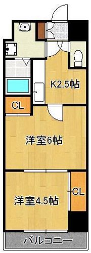 アヴィニールNo．5の間取り画像