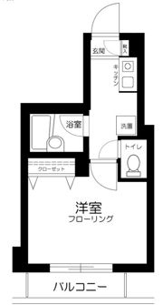 パークウェル目黒本町の間取り画像