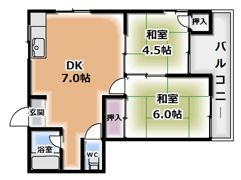 第3市川マンションの間取り画像