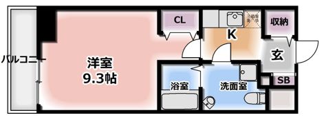 オリエントレジデンス門真の間取り画像