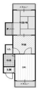 エレガントハイツの間取り画像