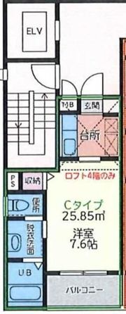 グロアール大宮の間取り画像