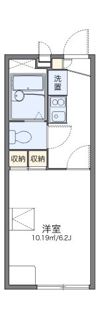レオパレス八坂の間取り画像
