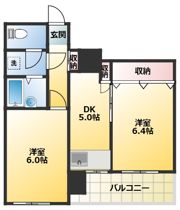 VISUALCITY(ヴィジュアルシティ)の間取り画像