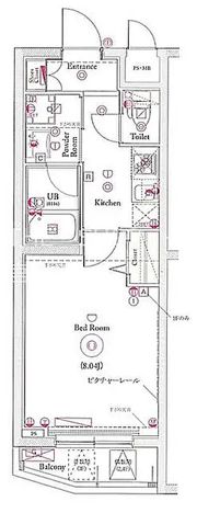 ヴォーガコルテ田端の間取り画像