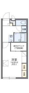 レオパレスグランドカメリア2の間取り画像