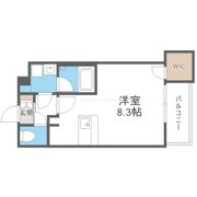 ウェルスクエア長居公園Ⅱの間取り画像