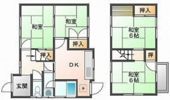 国富借家の間取り画像