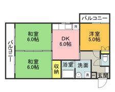 二葉コーポの間取り画像