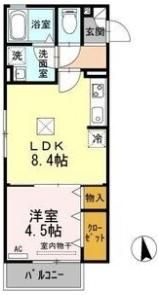 ルポゼの間取り画像