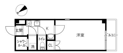 ワイド105の間取り画像