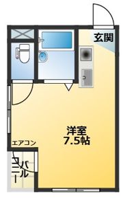 プレステージ島村の間取り画像