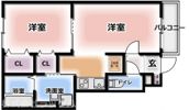 アムールLusterの間取り画像