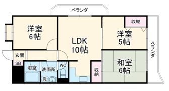 ラジョーヌの間取り画像