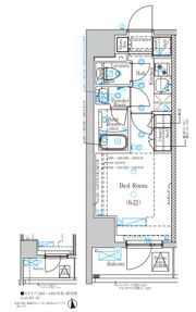 DIPS亀有駅前の間取り画像