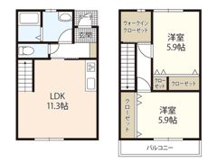 VILLA MONZENⅡの間取り画像