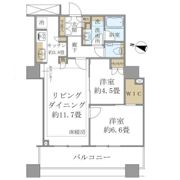 Brillia大井町 LA VIE EN TOWERの間取り画像