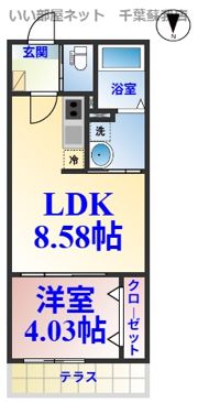 HFR蘇我A棟の間取り画像