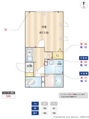 COCOCUBE東日暮里の間取り画像