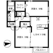 ドエル 佐方の間取り画像